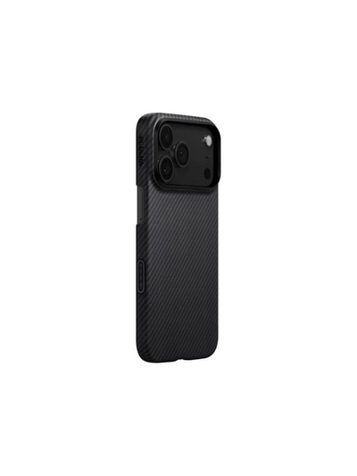 Mbulesë PITAKA shumë e hollë, për iPhone 17 Pro, MagSafe, e zezë gri
