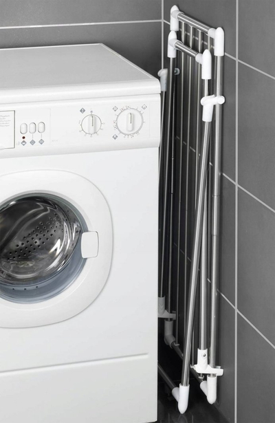 Tharëse rrobash teleskopike Maximex Vario, çelik inox, e palosshme