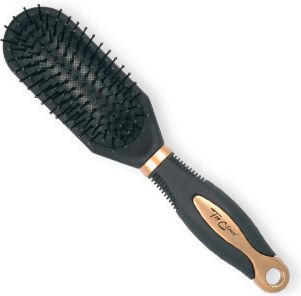 Furçë flokësh Exclusive Combing Brush 63336, gjilpëra najloni, dorezë antirrëshqitëse, e zezë