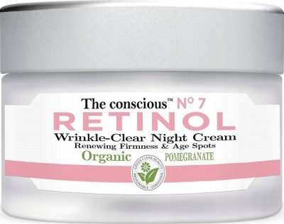 Krem nate kundër rrudhave The Conscious No7 Retinol Pomegranate, 50ml, për lëkurë të kombinuar deri në të yndyrshme
