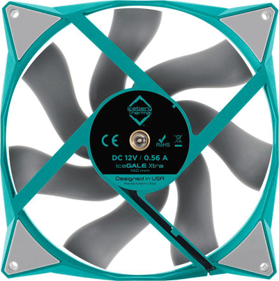 Ventilator IceGALE Xtra, 140 mm, i gjelbër