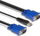 Kabllo KVM Lindy, 2m, VGA USB, e zezë