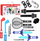 Set aksesorësh JYS NS241 për Nintendo Switch, 12 pjesë, për Switch dhe Switch OLED, i zi
