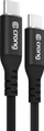 Kабел USB C Crong Robust, 2m, 100W 5A, црн