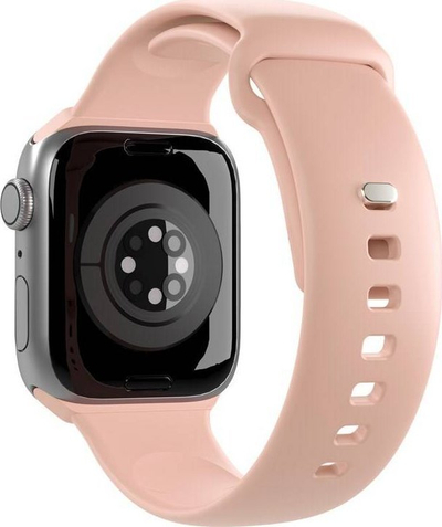 Rrip ore Puro ICON Band për Apple Watch 4 5 6 7 SE 8 40 41mm, silikon, Dusty Pink