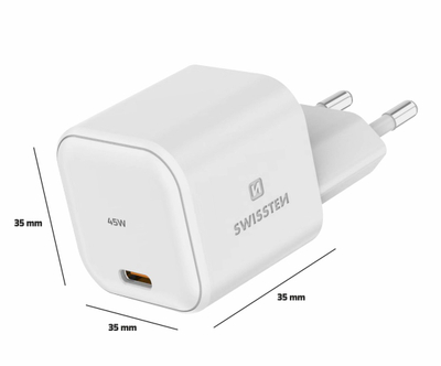 Karikues Swissten GaN 1x USB-C, 45W PD