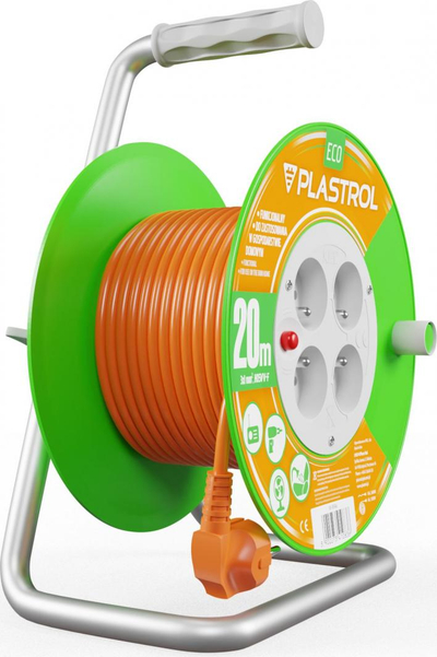 Kabllo vazhduese Plastrol ECO LINE H05VV-F (W-98946), e portokalltë