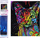 Set mozaiku me diamant Norimpex Colorful Cat, 5D, 40x30cm, shumëngjyrësh