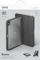 Mbulesë tablet Uniq Moven për iPad Air 10.9\" 2022 2020, antibakteriale, gri e errët