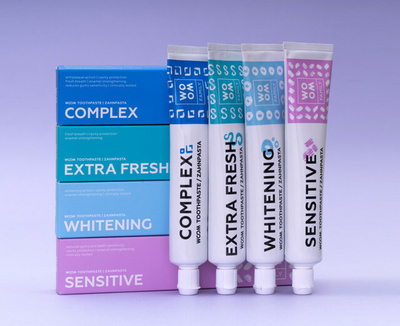 Pastë për dhëmbë Woom Family Whitening, 75 ml