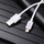 Kabllo karikimi T-phox Exceed USB C, 1m, 3A, e bardhë