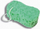 Сунѓер за туширање Donegal Bath Sponge Eight, синтетички материјал, лесен, повеќебоен