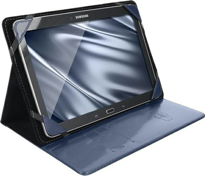 Куќиште за таблет Blun Универзално, 12.4", еко кожа, темно сино