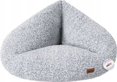 Shtrat qeni Hobbydog Mattress Corner, 120 cm, me pelush, gri