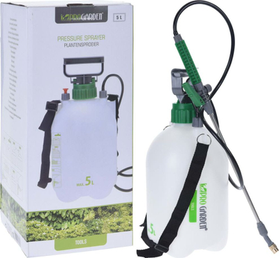 Spërkatës kopshti Progarden 5L me pompë presioni, jeshil