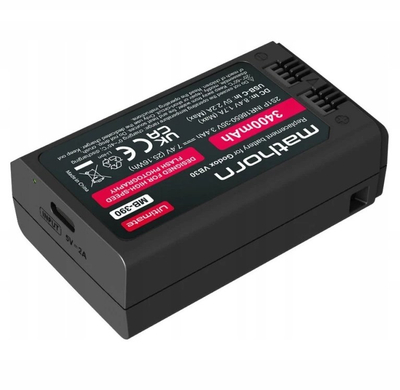 Bateri për blic Mathorn MB-390 Ultimate, 3400mAh, USB-C, e zezë