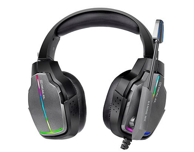 Kufje REAL-EL GDX-7780 SURROUND 7.1, me kabllo, të zeza