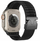 Rrip ore Beline Woven Nylon Parachute për Apple Watch 42/44/45/49mm, najlon, i zi