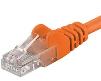 Kabllo Patchcable UTP, RJ45-RJ45, level 5e, 5m, portokalli