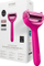 Derma roller Geske 9 në 1, për fytyrë dhe trup, me aplikacion, magenta
