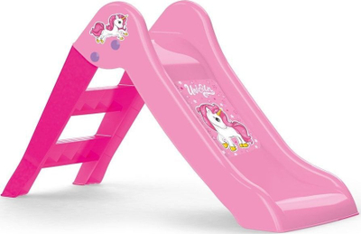 Rrëshqitëse për kalamaj Dolu Unicorn My First Slide, plastike, për mrena dhe jashte shpie, rozë