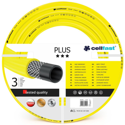 Zorrë kopshti me kavaletë Cellfast Garden Hose Plus, 3/4", 60m, gri