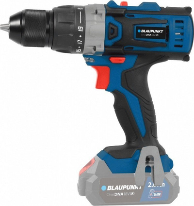 Sharrë kaçavidë pa tel Blaupunkt CD7010, 18V, 2 bateri me karikues, blu