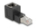 Adaptues rrjeti DeLOCK RJ45 Plug në RJ45 Jack, Cat.6A, me kënd 90° nga lart