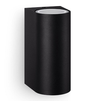 Dritë murale e jashtme Philips Nightingale LED, GU10, IP44, e zezë