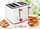 Toaster Heinner PANFETTE HTP-1300WHR, 1300W, 7 nivele pjekjeje, i bardhë