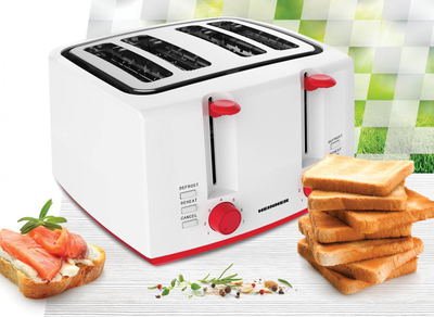 Toaster Heinner PANFETTE HTP-1300WHR, 1300W, 7 nivele pjekjeje, i bardhë