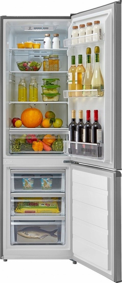 Frigorifer kombinë Midea MDRB380FGE02A, No Frost, inox
