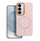 Mbulesë telefoni MagSafe FRAME MAG COVER për Samsung A52 A52s, TPU PC, rozë