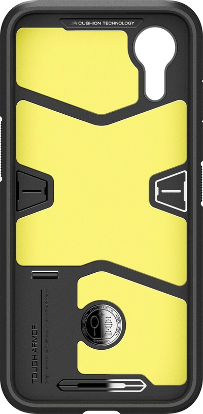 Kapak telefoni Spigen Tough Armor për Samsung Galaxy XCover 7, mbron nga goditjet, i zi
