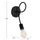 Aplik muror FRIDRIK HM7399.11, metal, soxho E27, i zi