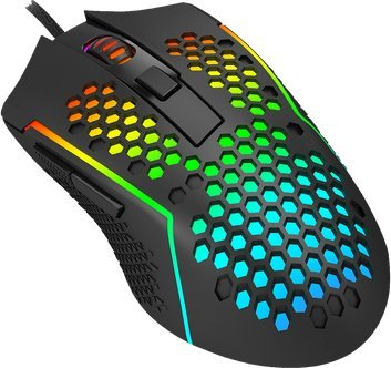 Maus gaming Redragon Reaping M987 K, 12400 DPI, RGB, i zi