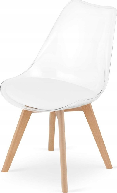 Karrige funksionale për dhomë dite dhe tryezari, ergonomike, eko lëkurë, transparente