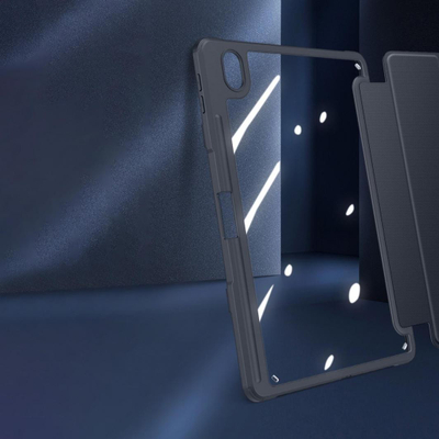 Këllëf tablet Dux Ducis Toby për Oppo Pad, me kapak Smart Case, me mbajtëse stylus, i zi
