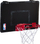 Kosh basketbolli mini Wilson NBA Forge Team WTBA3001FRGNBA, tabelë 12 x 18, top 5.5", i zi