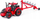 Traktor lodër Polesie Belarus 91338, me plug, i kuq