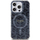 Futrollë Guess IML GCube MagSafe për iPhone 15 Pro 6.1", plastike e fortë, transparente e zezë