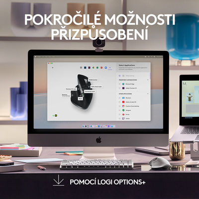 Maus Logitech MX Master 3S për Mac, gri