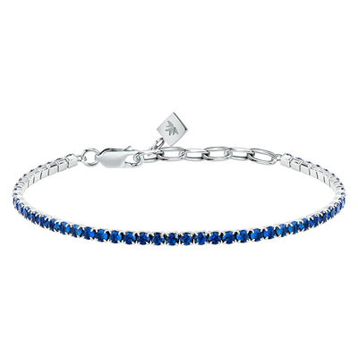 Byzylyk për meshkuj Morellato Tennis SATT23, i argjendtë/ i kaltër