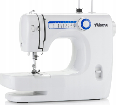 Makina qepëse Tristar SM-6000, 10 lloje qepjesh, e vogël, e bardhë