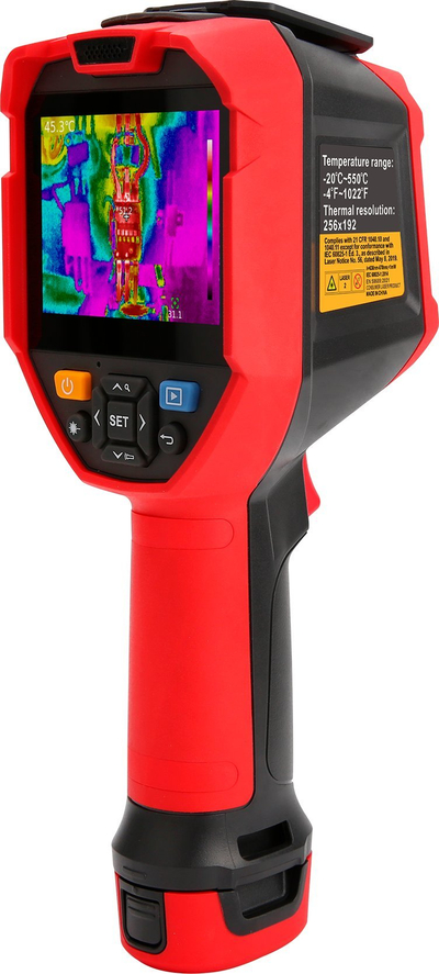 Kamerë termike Uni-T UTi720V, ekran 3.5", microSD, e kuqe