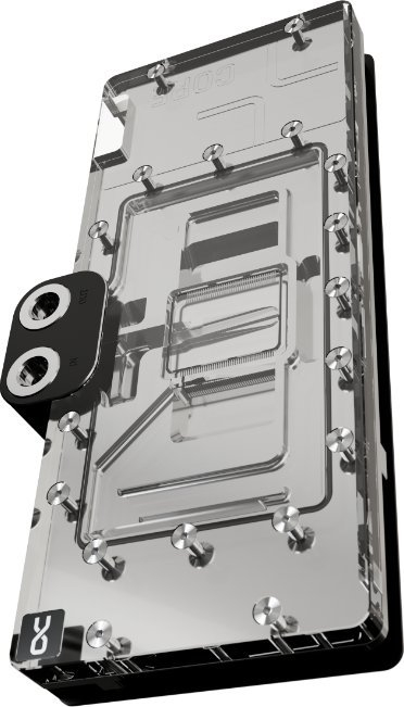 Bllok uji për GPU Alphacool Core RX 7900 XTX Reference, me backplate, transparent i zi