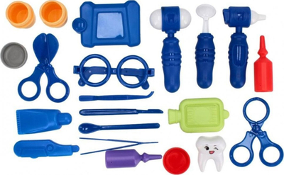 Set lodër mjeku Mega Creative MEDICAL SET, me shportë, blu gri