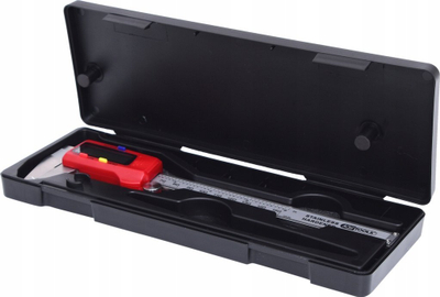 Kallëp digjital KS Tools 300.0532, 0-150 mm, me ekran digjital, i kuq