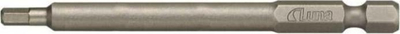 Bit gjashtëkëndor Luna 6 mm, 89 mm, gri metalik