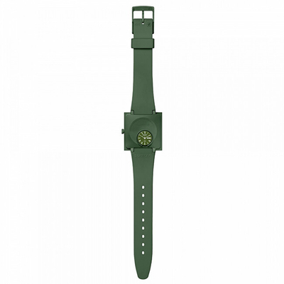 Ora dore Swatch What If, kuarc, e gjelbër